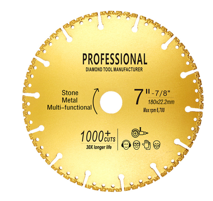 230mm Diamond Metal Cutting Saw Blade Multi-funnctional 9"disc for steel stone marble stainless